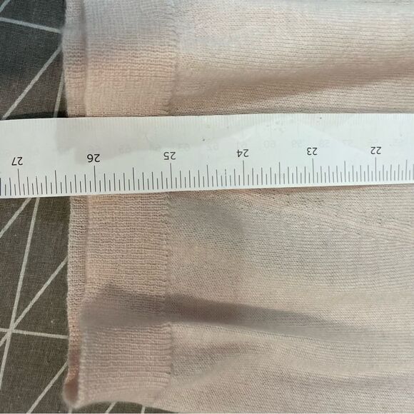 Lord+Taylor Beige Pastel Pink Cashmere 2-ply Sweater L - Picture 9 of 9